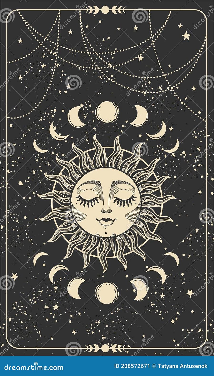 Star tarot card tattoo designs