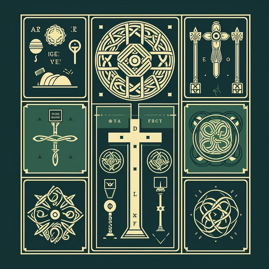 Celtic Cross Tarot spread layout