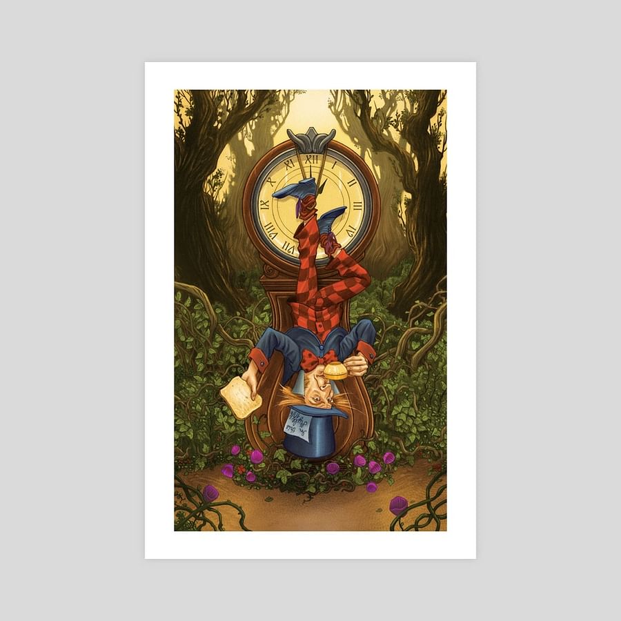 Classic depiction of the Hanged Man Tarot Card