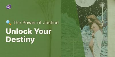 Unlock Your Destiny - 🔍 The Power of Justice
