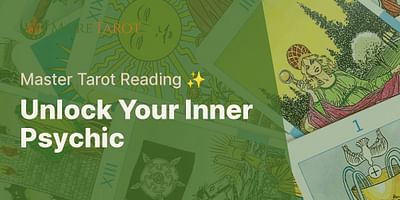 Unlock Your Inner Psychic - Master Tarot Reading ✨