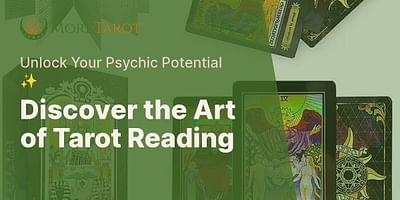 Discover the Art of Tarot Reading - Unlock Your Psychic Potential ✨