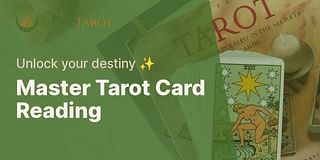 Master Tarot Card Reading - Unlock your destiny ✨