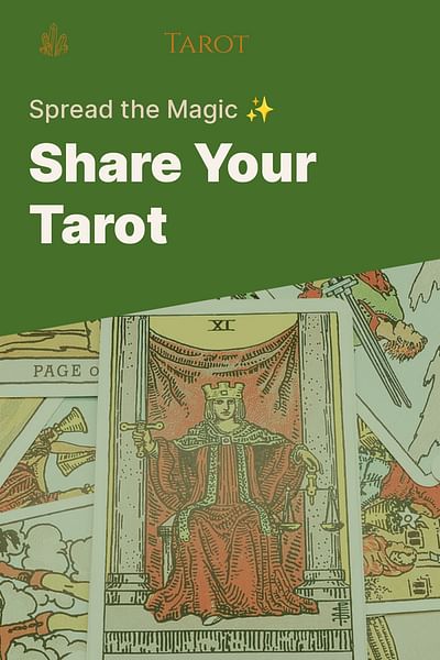 Share Your Tarot - Spread the Magic ✨
