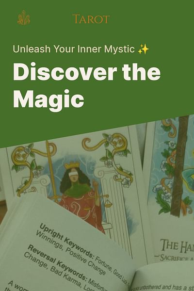 Discover the Magic - Unleash Your Inner Mystic ✨