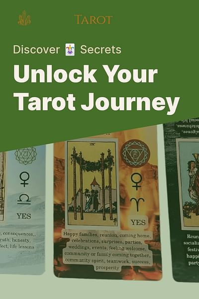 Unlock Your Tarot Journey - Discover 🃏 Secrets