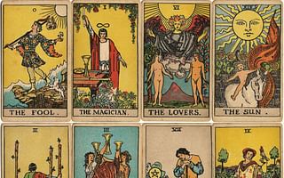 How do you interpret a tarot card in relation to a question?