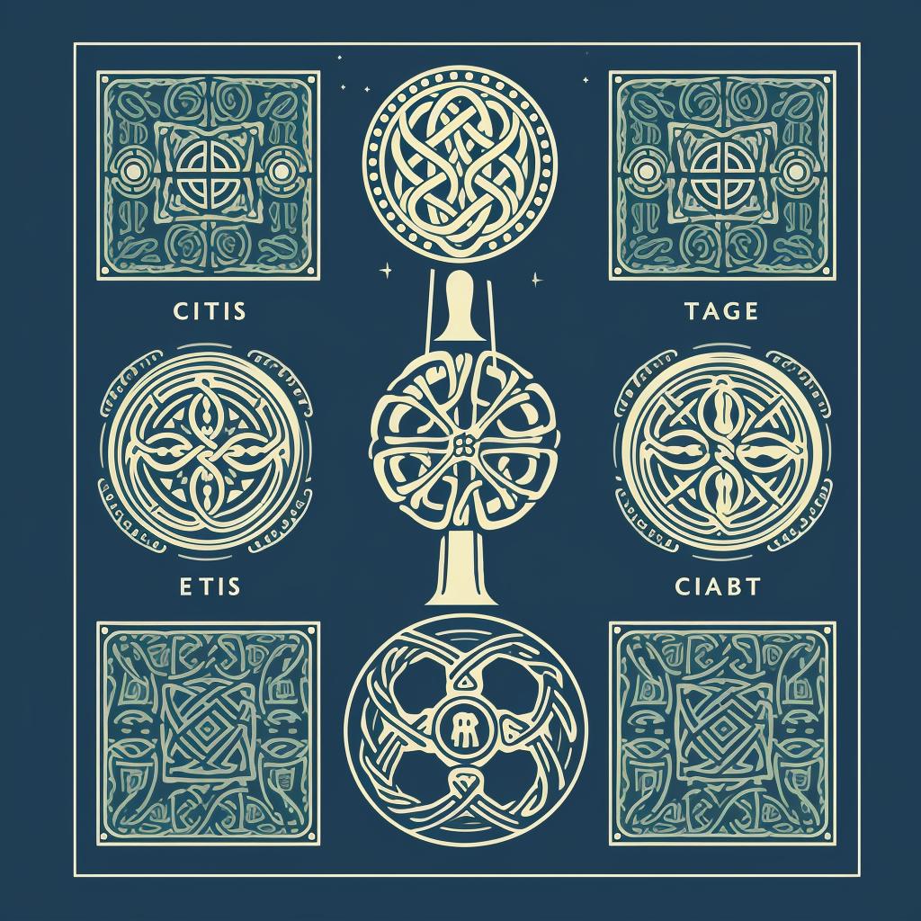 Celtic Cross tarot spread layout