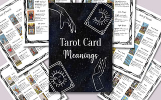 What does it mean if a card falls out during a tarot reading?
